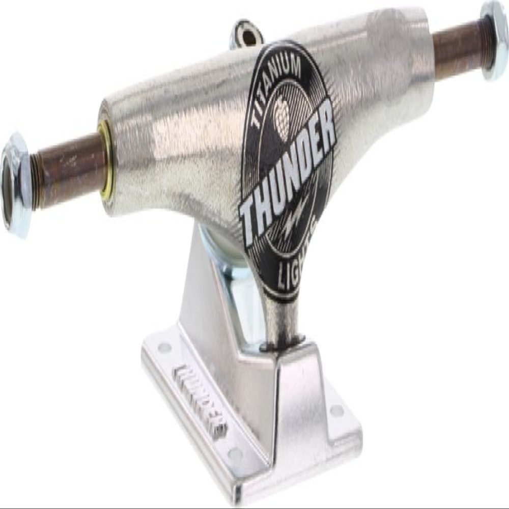 Thunder Hi 145 Titanium II Polished Skateboard Trucks (Set Of 2)