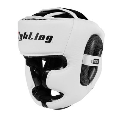 Fighting Sports S2 Gel Full Training Headgear, White/Black, Large
