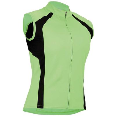 Cannondale Women's Classic Sleeveless Jersey, Lime Frost, X-Small