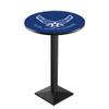 Holland Bar Stool Co. L217-36" Black Wrinkle U.S. Air Force Pub Table view 1