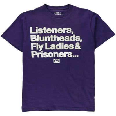 Ecko Unltd. Mens Memory Lane Graphic T-Shirt, Purple, X-Small