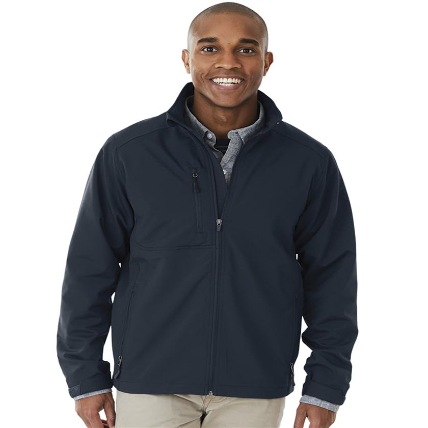Charles River Apparel Men's Axis Soft Shell Jacket, Navy, 3X Large