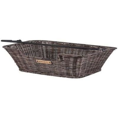 Basil Bicycle Basket Capri Flex Rattan Look, Fahrradkorb Capri-Rattan Look Flex, Nature Brown