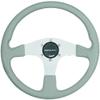 Uflex Corse-G/S Corse Steering Wheel - Grey Grip with Silver Spokes, 13.8" (350 mm) view 1