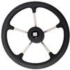 Uflex V70B Steering Whl-Black Poly 5-Spk view 1