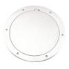 Beckson 6" Smooth Center Pry-Out Deck Plate - White view 1