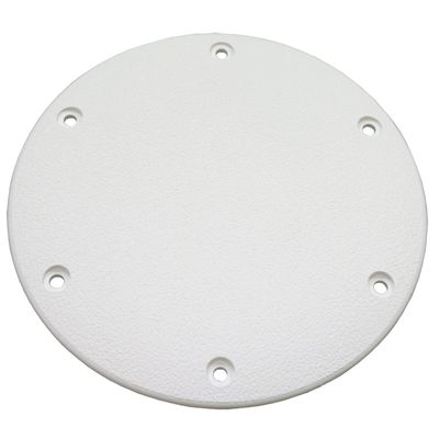 T. H. Marine DSSDP-2-2-DP Designer Series Screw Down Deck Plates, 8" - White (Pack of 4)