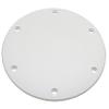 T. H. Marine DSSDP-2-2-DP Designer Series Screw Down Deck Plates, 8" - White (Pack of 4) view 1