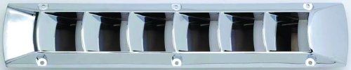 Attwood 1495-1 Louvered Vent Plastic Off-White Bulk