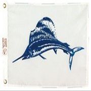 Taylor 2818 Flag 12Inx18In Nylon Sailfish
