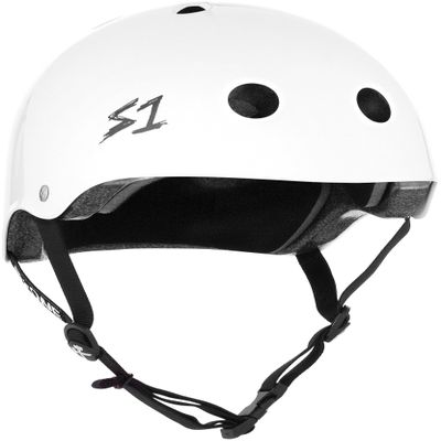 S1 Lifer Helmet for Skateboarding, BMX, and Roller Skating - EPS Fusion Foam, CPSC & ASTM Certified - White Gloss XXX-Large (23.5")