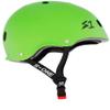 S1 Mini Lifer Helmet for Skateboarding, BMX, and Roller Skating - EPS Fusion Foam, CPSC & ASTM Certified - Bright Green Matte Medium (19.5") view 3