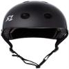 S1 Lifer Helmet for Skateboarding, BMX, and Roller Skating - EPS Fusion Foam, CPSC & ASTM Certified - Black Gloss Medium (21.5") view 3