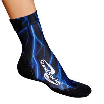 Sand Socks Extra Large Blue Lightning (BLXL-SS)