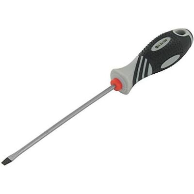 VAR DESTORNILLADOR Plano 6 x 100 mm. Professional Flat-Head Screwdriver for Unisex Adults, Grey