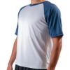 Kanu Surf Men's Standard Swim Shirt with Short Sleeves  UPF 50+ Rash Guard Quick-Dry Fabric, Contrast White, Small view 1