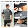 Kanu Surf Mens Swim Shirt with Short Sleeves  UPF 50+ Rash Guard for Men with Quick-Dry Fabric (XX-Large) view 3