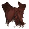 Agan Traders #300 Pashmina Shawl Soft Viscouse Wrap Throw:25X80 inches Burgundy Red view 4