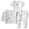 Disney ABSORBA Baby-Boys Newborn Multi Color Bodysuit And Footed Pan Set With Knit Top, Multi, 0-3 Months view 1