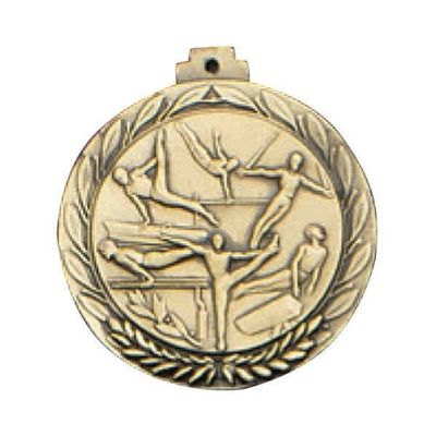 Awards Etc. AGYMM2 Gymnastics MALE2 Medallion with Ribbon - Pack of 100