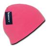 Hot Neon Color Short Acrylic Beanies (Neon Pink) view 1