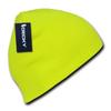 Hot Neon Color Short Acrylic Beanies (Neon Yellow) view 1