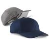 Yupoong Flexfit Hard Buckram Panels Mid-Profile Cap, White, Large / X-Large view 2