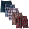 Hanes Men Hanes Ultimate Men's Big Tartan Boxers, 5-Pack Assorted Colors view 1