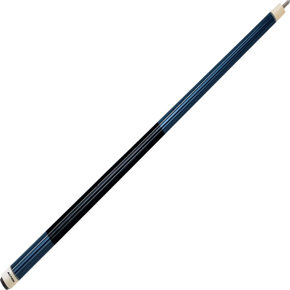 Action Starters STR01 Blue w/Black Stained Handle Pool/Billiards Cue Stick