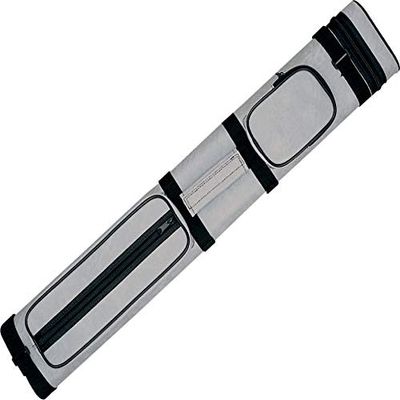 ACTION Brand AC24 2X4 Oval Hard Vinyl Pool/Billiard Cue Case - Grey
