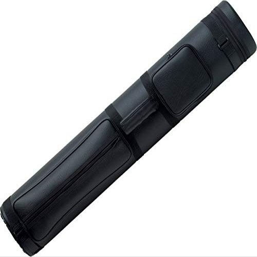 Action Brand AC48 4X8 Oval Hard Vinyl Pool/Billiard Cue Case - Black