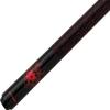 Action Impact IMP16 Black w/Oriental Red Dragon & Fire Pool/Billiards Cue Stick view 2