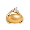 10-11mm Golden South Sea Cultured Pearl Pendant for Women AAAA Quality 14K Yellow Gold with Diamond - PremiumPearl view 1
