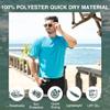 Kanu Surf Mens Swim Shirt with Short Sleeves  UPF 50+ Rash Guard for Men with Quick-Dry Fabric (Small) view 2