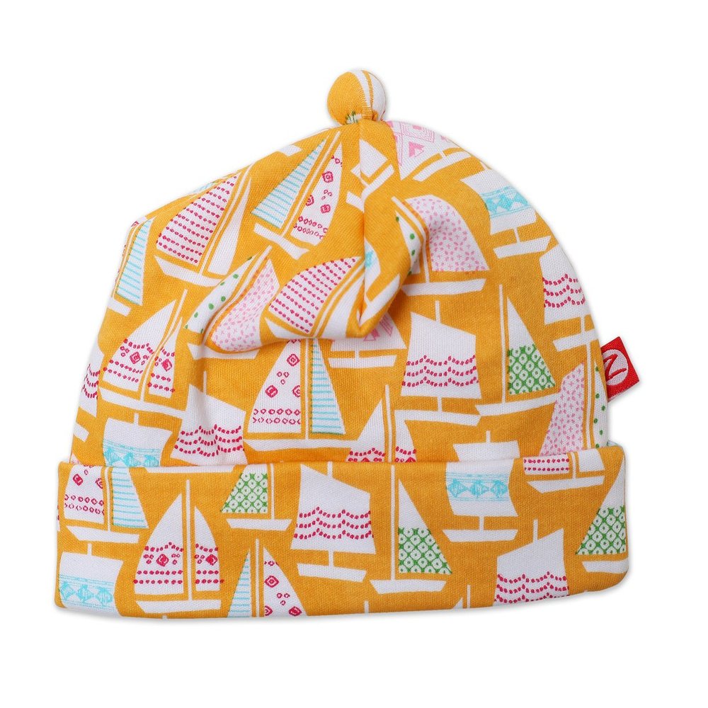 Zutano Unisex baby Riviera Dream Hat, Orange, 18 Months