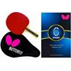 Butterfly B603FL Ping Pong Paddle Set | 1 Table Tennis Racket | 1 Ping Pong Paddle Case| Tournament Butterfly Ping Pong Paddles | High Speed & Spin Table Tennis Set, Multi view 1