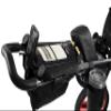 Sun Mountain PX4 4-Wheel Golf Push Cart - Lightweight 16.0 LBS, Maintenance-Free Wheels, Compact Storage System, Magnetic Gray-Red view 3