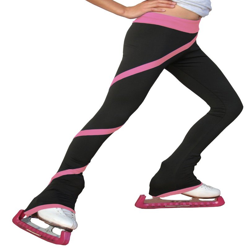 ChloeNoel P06 Spiral Pants with Crystals (Pink, Child X-Small)