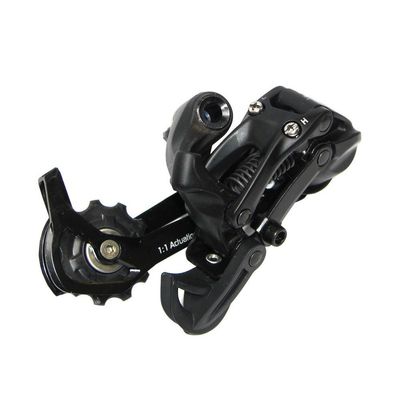 SRAM X5 9-Speed Long Cage Rear Derailleur - Black, Durable Aluminum Construction, Compatible with 7-8-9-Speed Systems, Bushings-Optimized Performance, Reliable Gear Shifting, Upgrade for Mountain and