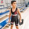 4 Time All American Sublimated Wrestling Singlet  Stitched & Durable Mens Singlet  Singlet for Wrestling, MMA & Powerlifting Wrestling Singlet Youth Boys (Phil 4:13 Red, XXXS/YM 41-50 lbs.) view 4
