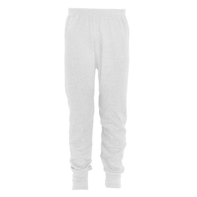 Floso Unisex Childrens/Kids Thermal Underwear Long Johns/Pants (Hip: 21.5 inch (Age 6-8)) (White)