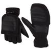 Carhartt Mens Hunt Fleece Camo Flip Mitten Cold Weather Gloves, Black, X-Large US view 1