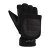Carhartt Mens Hunt Fleece Camo Flip Mitten Cold Weather Gloves, Black, XX-Large US view 2