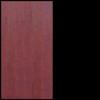 Platinum Jumps 3 Panel Barn Door Wood Wing Standards 6 Foot Redwood/Black view 3