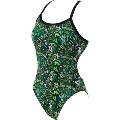 ARENA Women's Graffiti One Piece FL, Kelly Green, Size 32