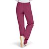 Medline AngelStat Unisex Reversible Drawstring-Waist Scrub Pants, Raspberry, Size Large, Regular Inseam view 2