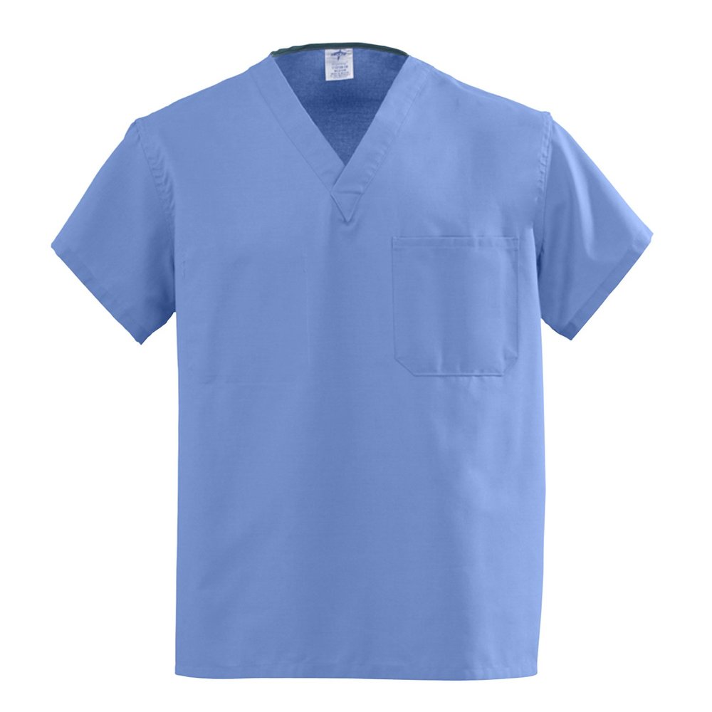 Medline Angelstat Unisex Reversible V-neck Scrub Top M610nthl-ca, 1 Pound
