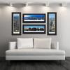 Atlanta, Georgia at Twilight - Blakeway Panoramas Skyline Posters with Deluxe Frame view 3
