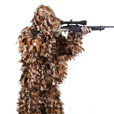 Arcturus 3D Ghillie Leaf Suit: Lightweight, Breathable Leafy Camo Suit for Hunting, Paintball, and Airsoft with Over 1,000 Laser-Cut Leaves (Fall Forest, ML)