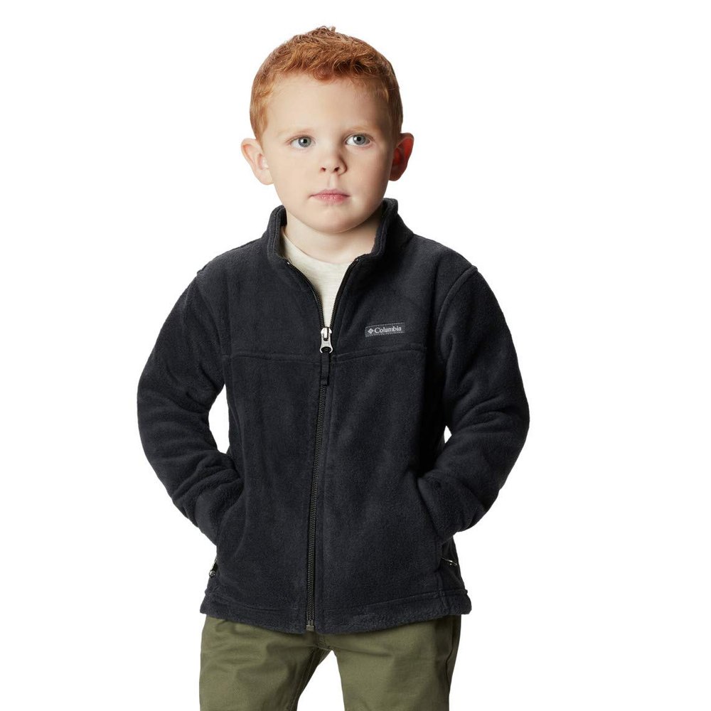 Columbia Youth Boys Steens Mt II Fleece, Black, XX-Small